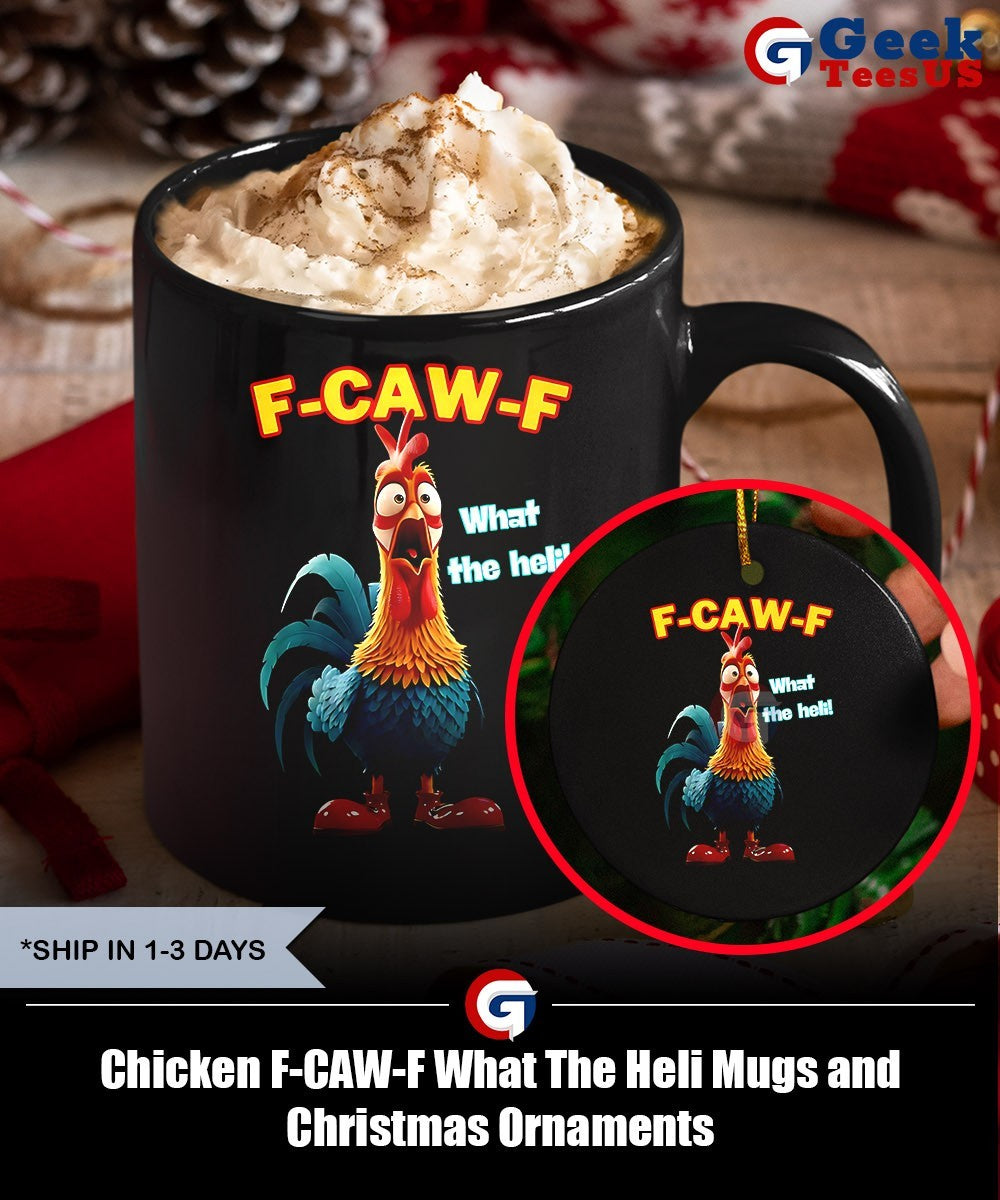 Chicken F-CAW-F What The Heli shirt