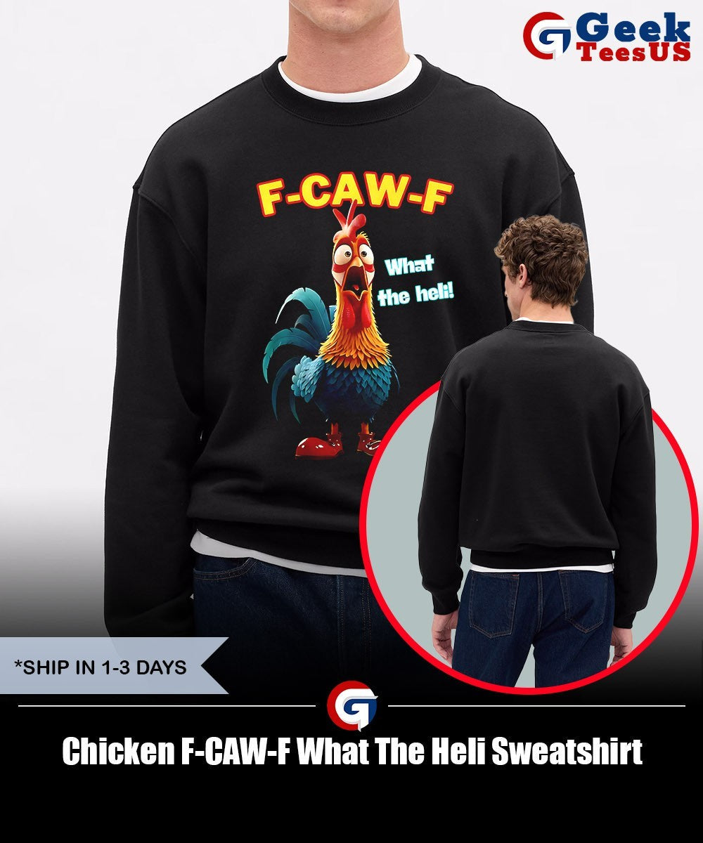 Chicken F-CAW-F What The Heli shirt