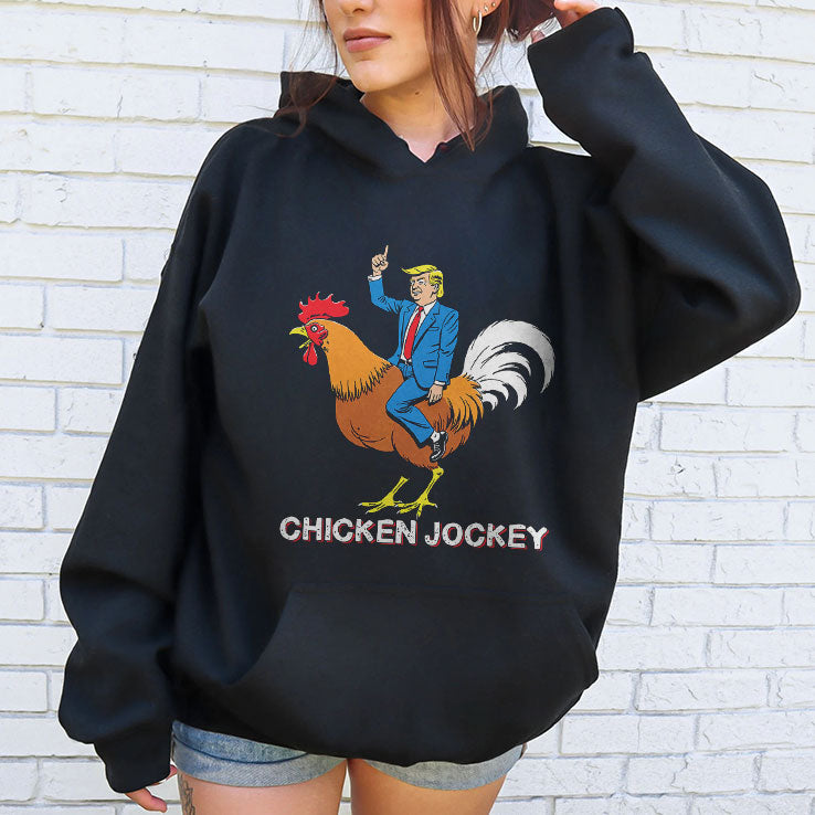 Chicken Jockey Funny Trump T Shirt