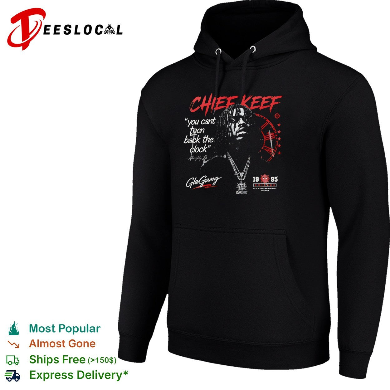 Chief Keef Almighty So You Can’t Turn Back the Clock Glo Gang shirt