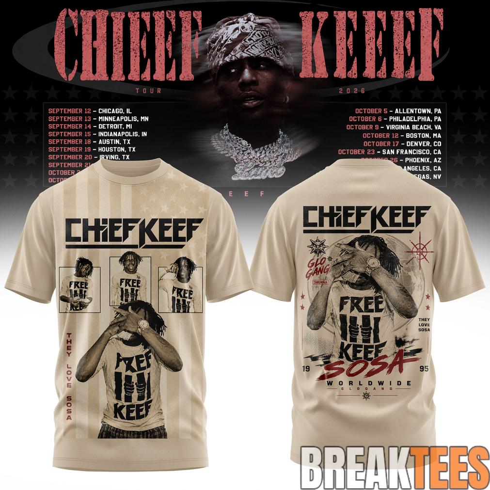 Chief Keef Live 26′ Tour Special Shirt