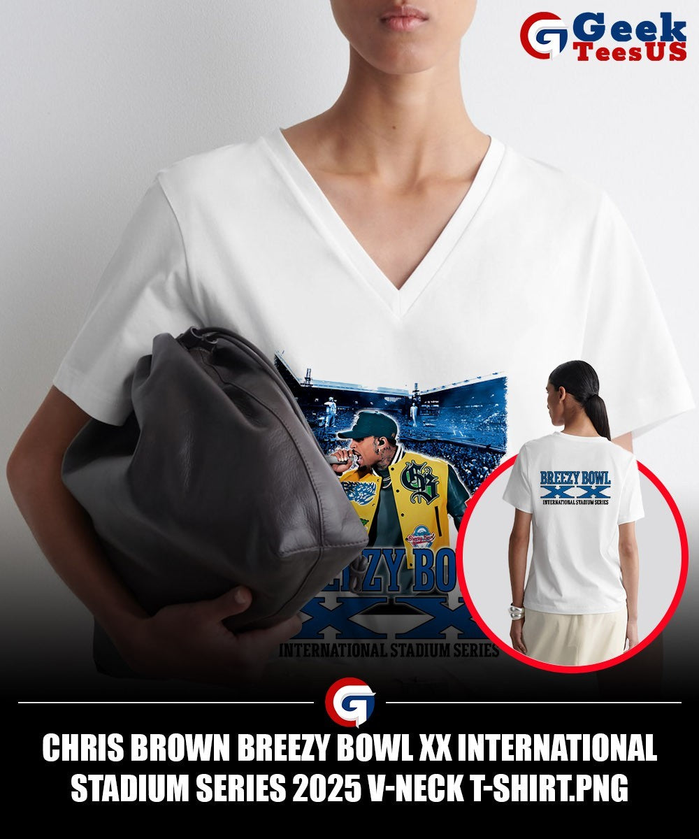 Chris Brown Breezy Bowl XX International Stadium Series 2025 shirt