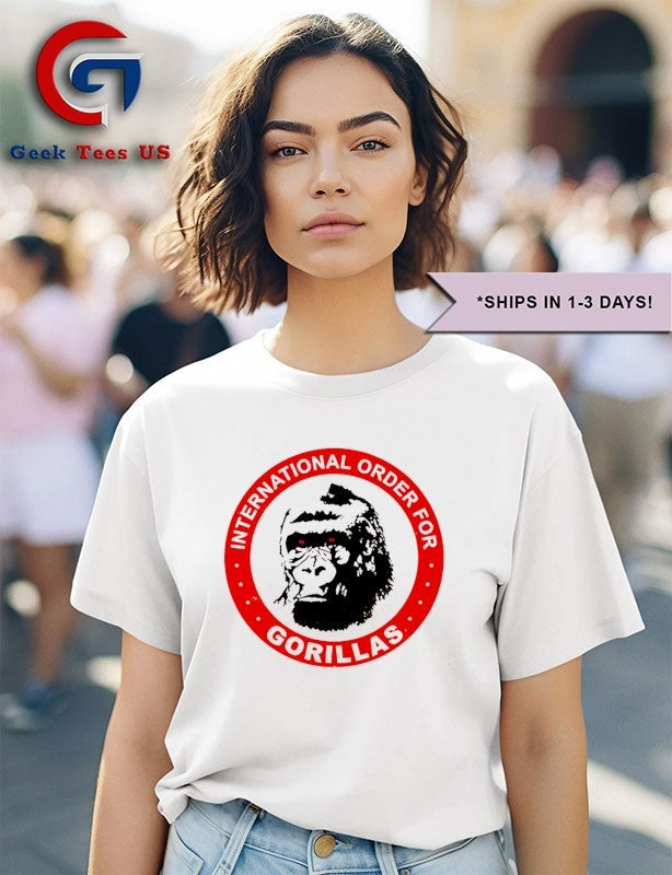 Chris Knight Real Genius International Order Of Gorillas logo shirt