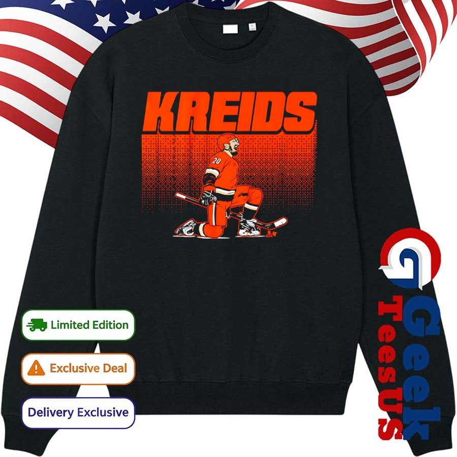 Chris Kreider Anaheim Kreids Anaheim Ducks hockey shirt