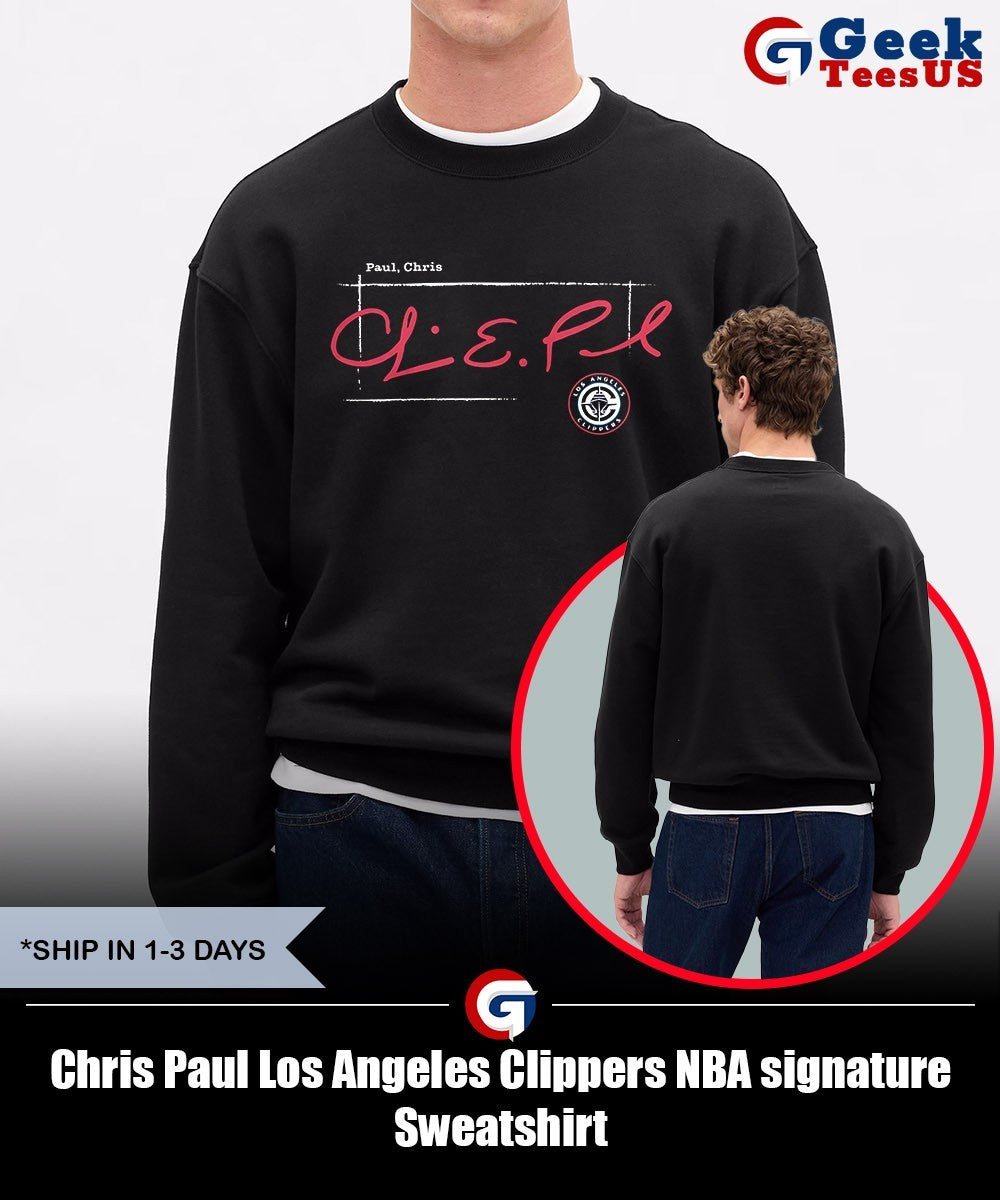 Chris Paul Los Angeles Clippers NBA signature shirt