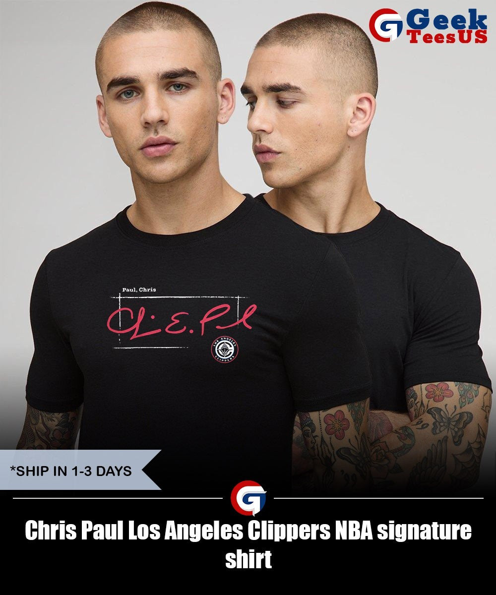 Chris Paul Los Angeles Clippers NBA signature shirt