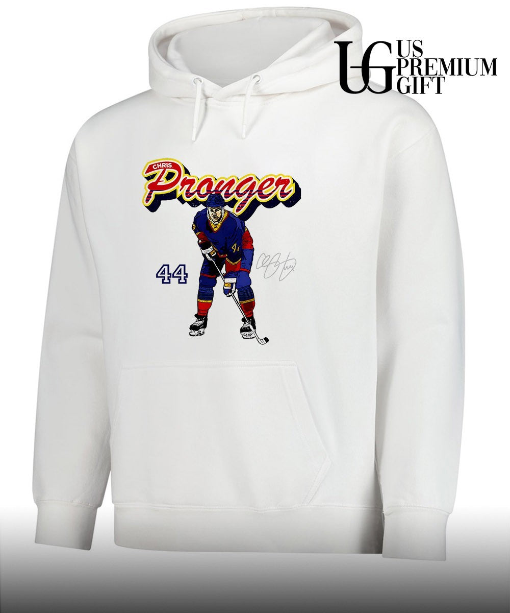Chris Pronger player Edmonton Oilers hockey signature shirt
