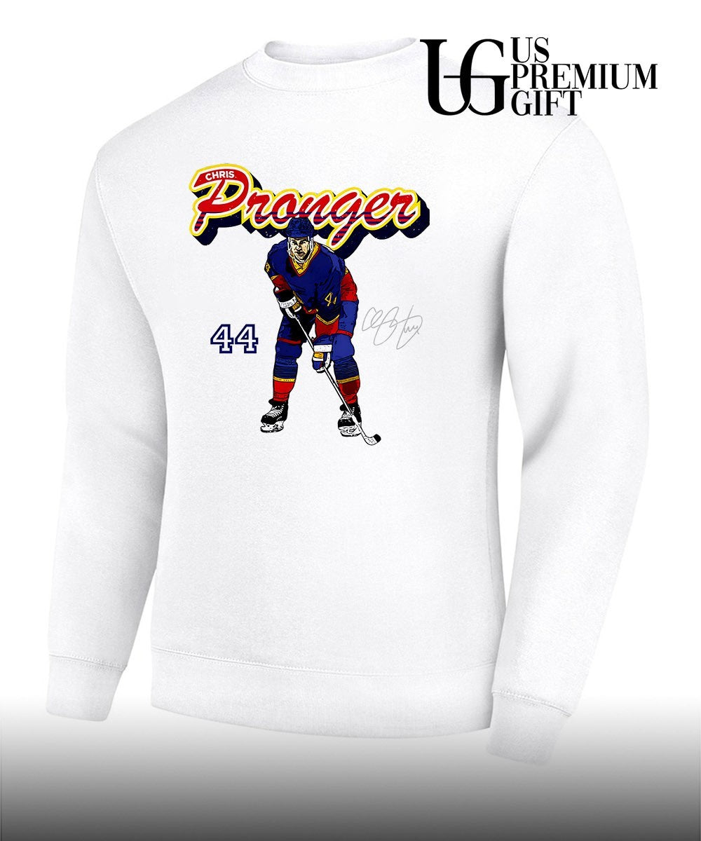 Chris Pronger player Edmonton Oilers hockey signature shirt