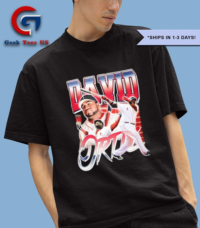 Christian Gonzalez wearing David Ortiz Boston Red Sox Baseball Dreamathon shirt