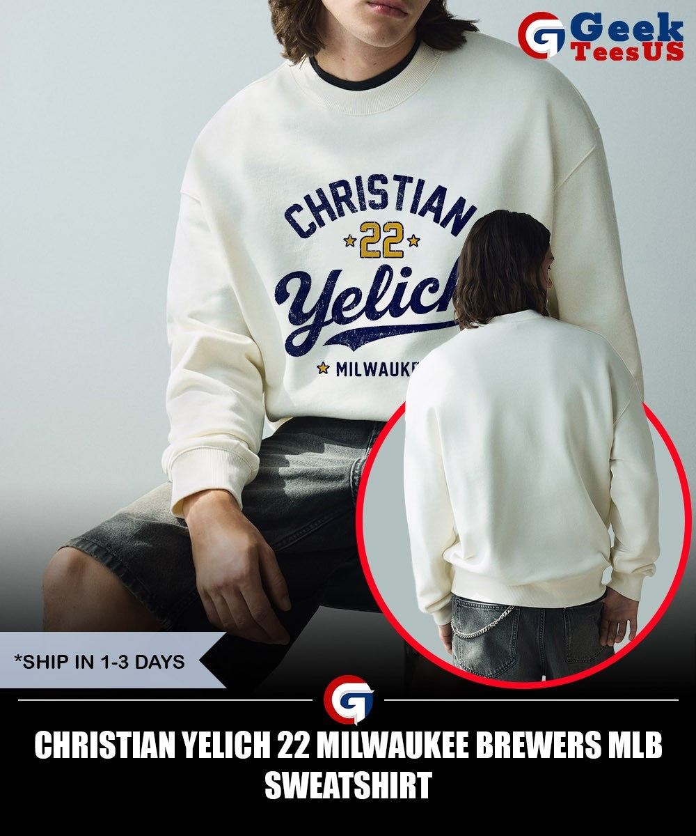 Christian Yelich 22 Milwaukee Brewers MLB shirt