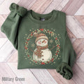 Christmas Snowman Sweatshirt, Cute Snowman Sweatshirt, Christmas Sweatshirt for Women, Cute Winter Sweater, Gift For Christmas