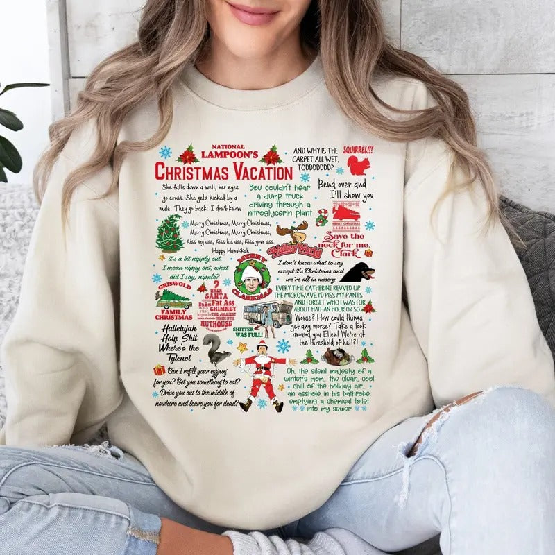 Christmas Vacation Rant Sweatshirt, National Lampoons Sweatshirt, Christmas Vacation Quotes, Clark Griswold Sweatshirt, Family Christmas Tee
