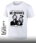 Chuck Norris doesn’t die he decides when his time is over shirt