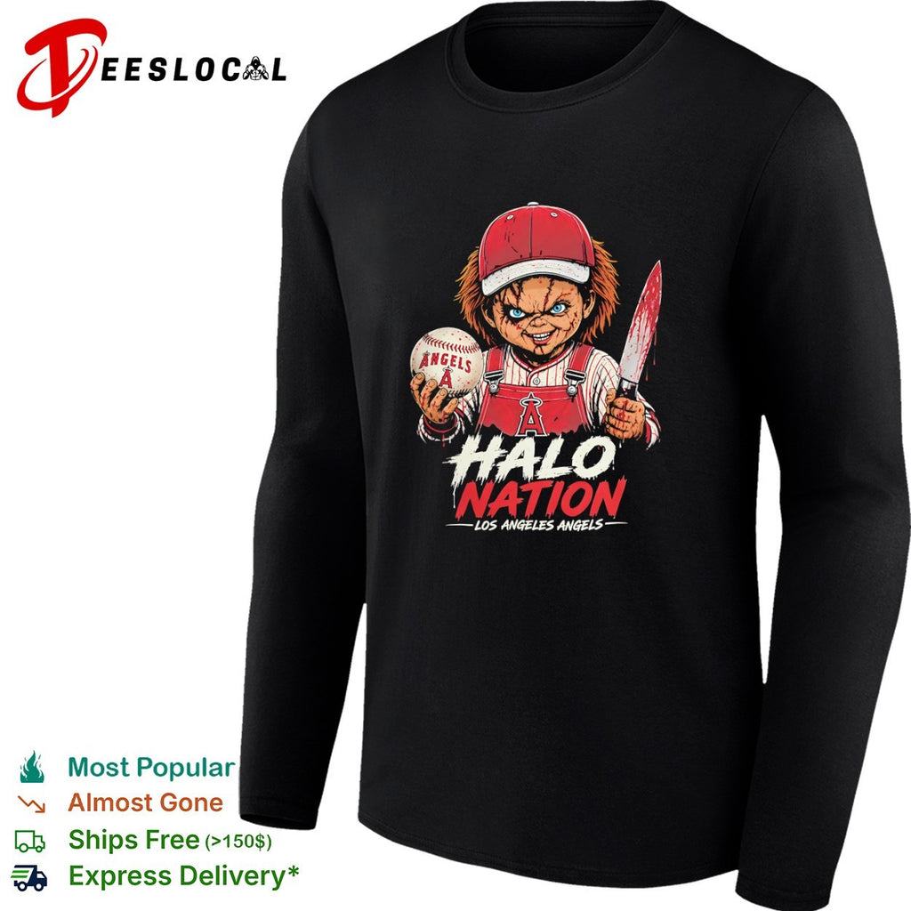 Chucky Halo Nation Los Angeles Angels Baseball shirt