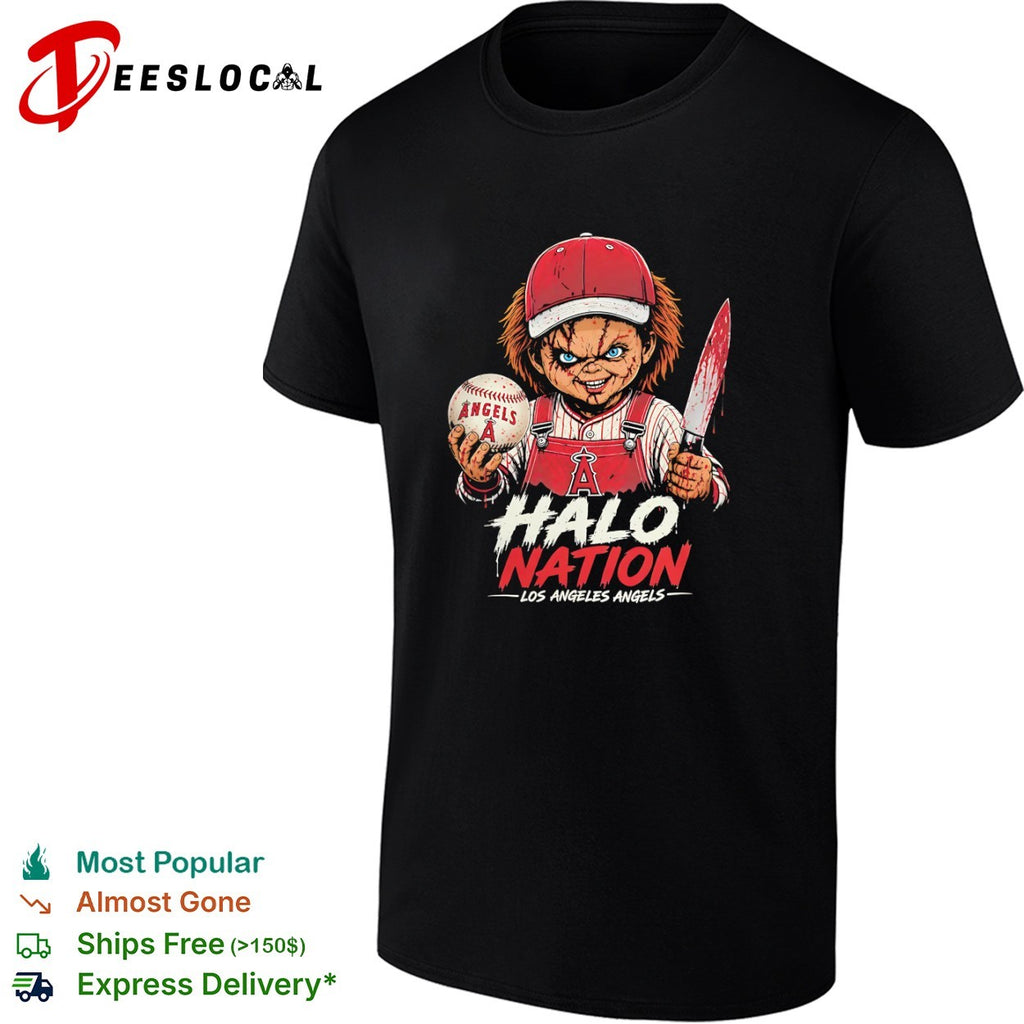 Chucky Halo Nation Los Angeles Angels Baseball shirt