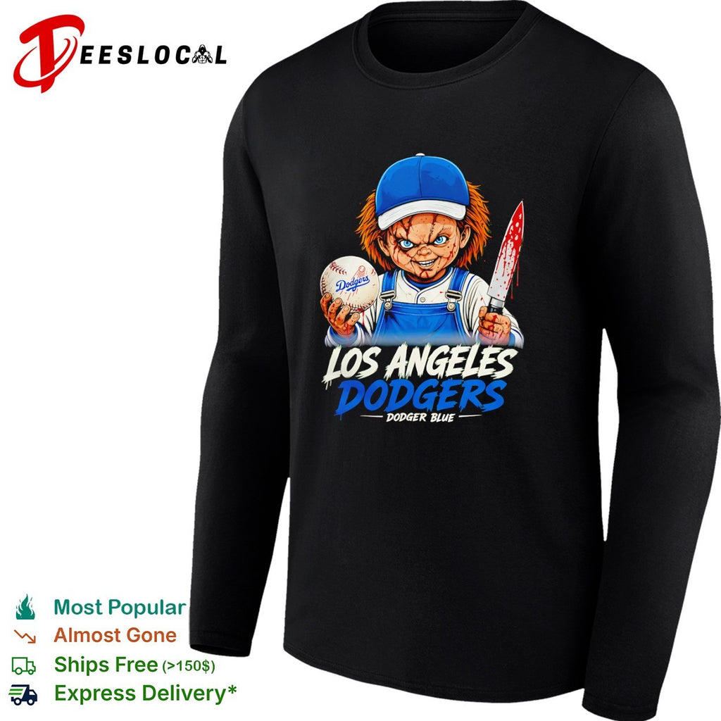 Chucky Los Angeles Dodgers Dodger Blue Baseball shirt