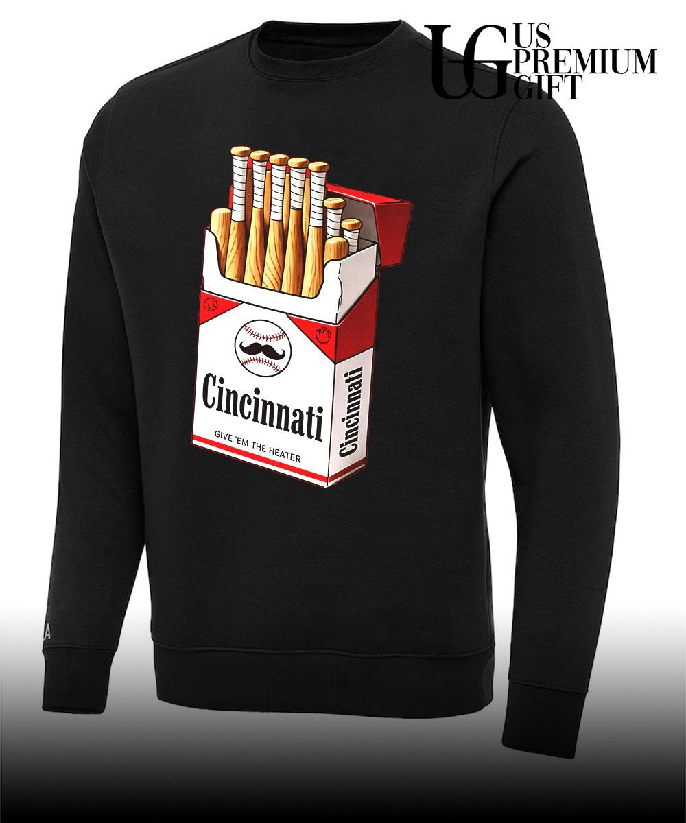 Cincinnati Baseball Bat Pack smokes shirt