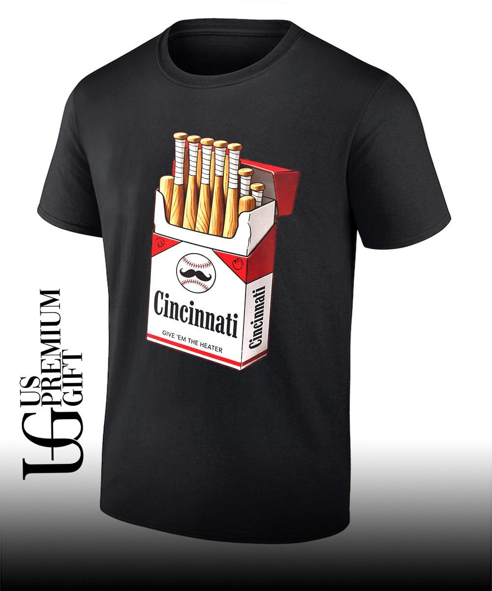 Cincinnati Baseball Bat Pack smokes shirt