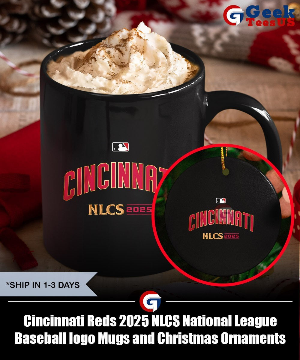 Cincinnati Reds 2025 NLCS National League Baseball logo shirt