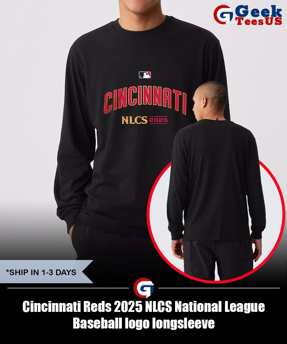 Cincinnati Reds 2025 NLCS National League Baseball logo shirt