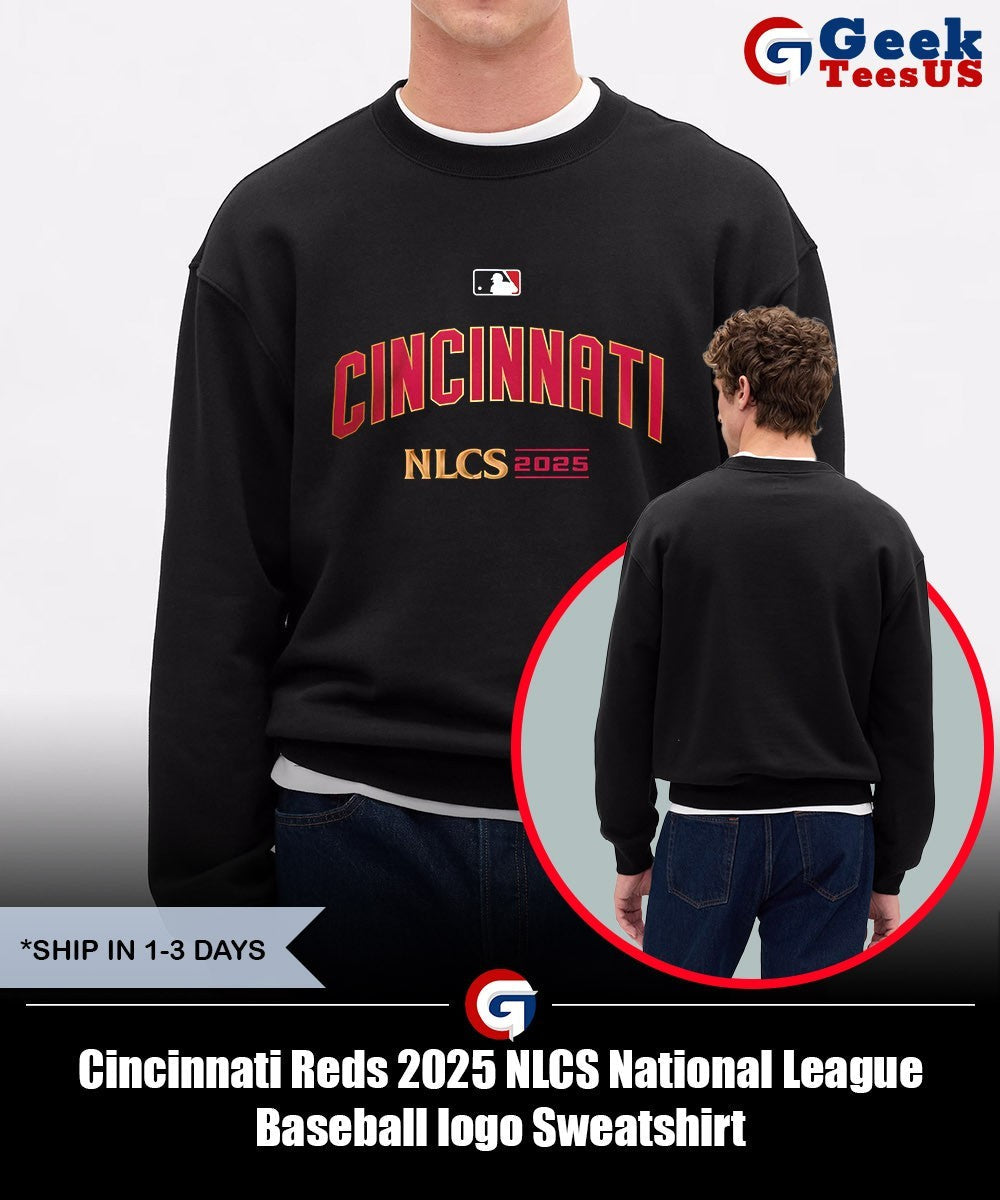 Cincinnati Reds 2025 NLCS National League Baseball logo shirt