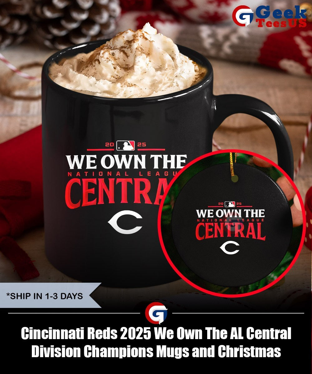 Cincinnati Reds 2025 We Own The AL Central Division Champions shirt