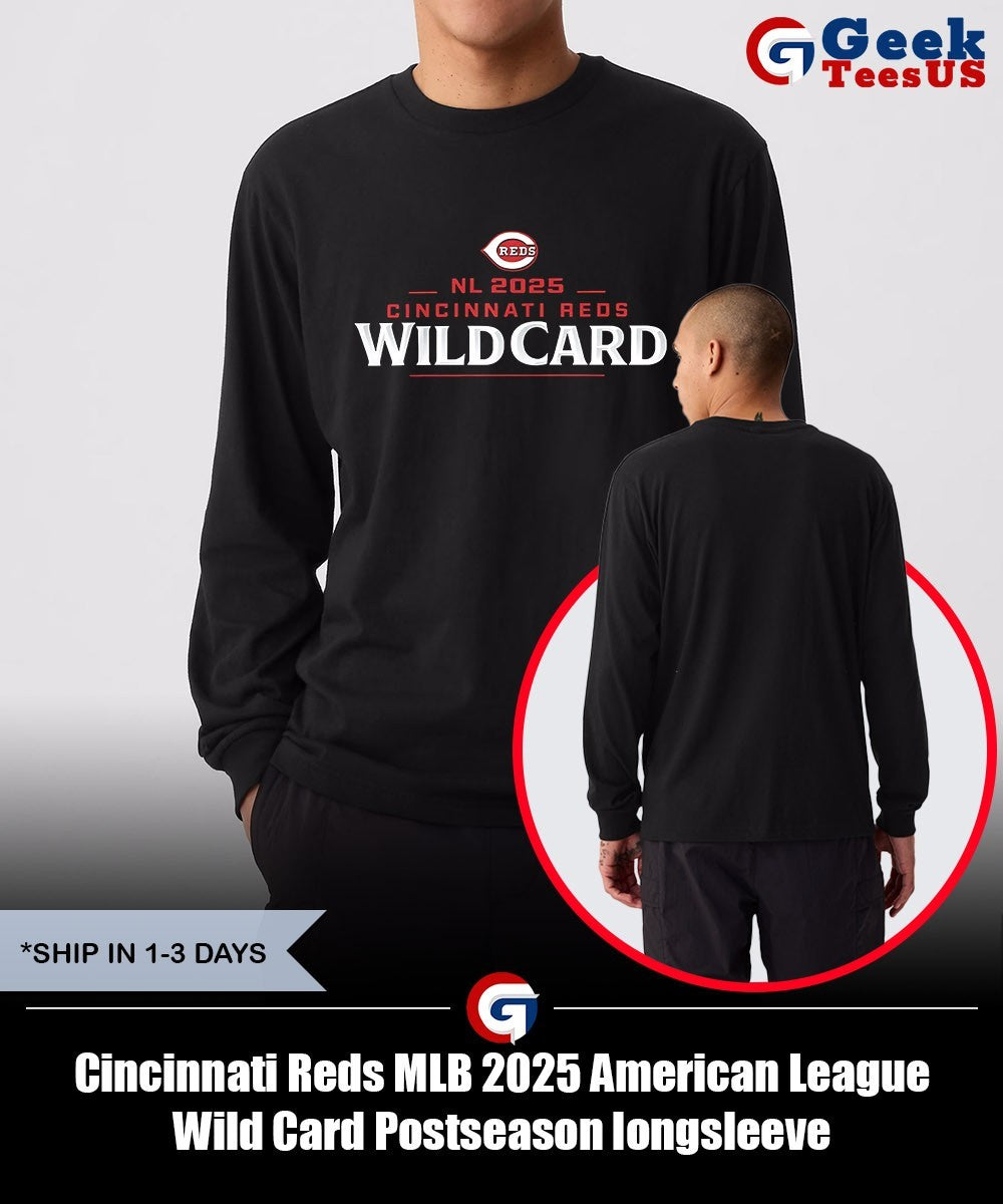 Cincinnati Reds MLB 2025 American League Wild Card Postseason shirt