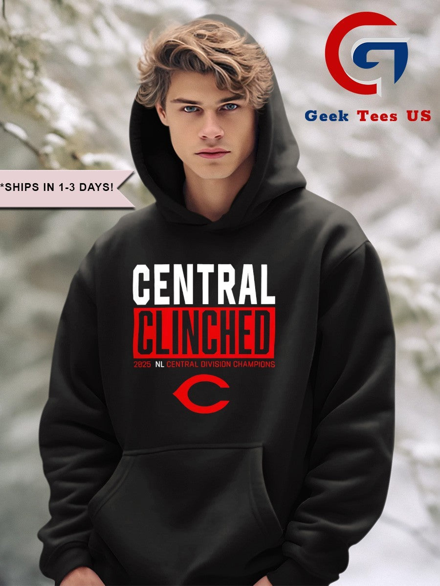 Cincinnati Reds Playoffs Clinched NL Central Division Champions 2025 shirt