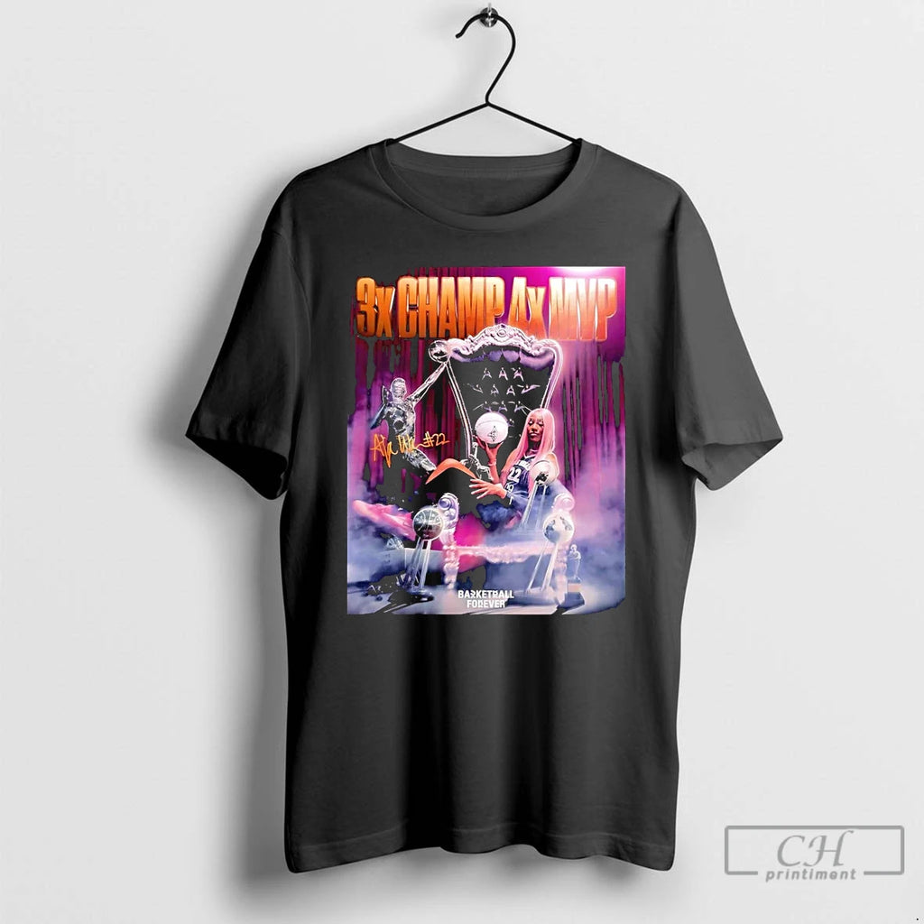 Classic Aja Wilson 3x Champion 4x Mvp Las Vegas Aces T Shirts