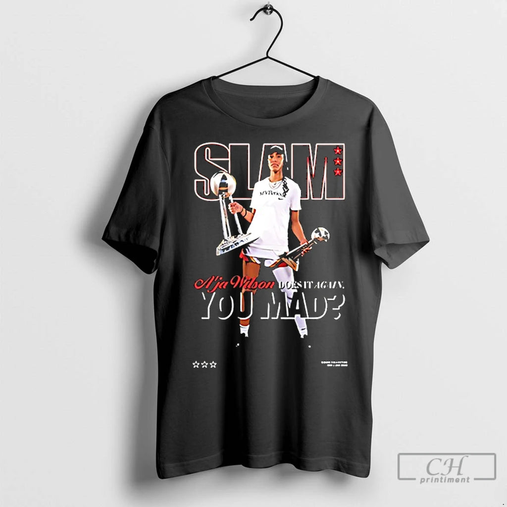 Classic Aja Wilson Slam Las Vegas Aces Does It Again You Mad