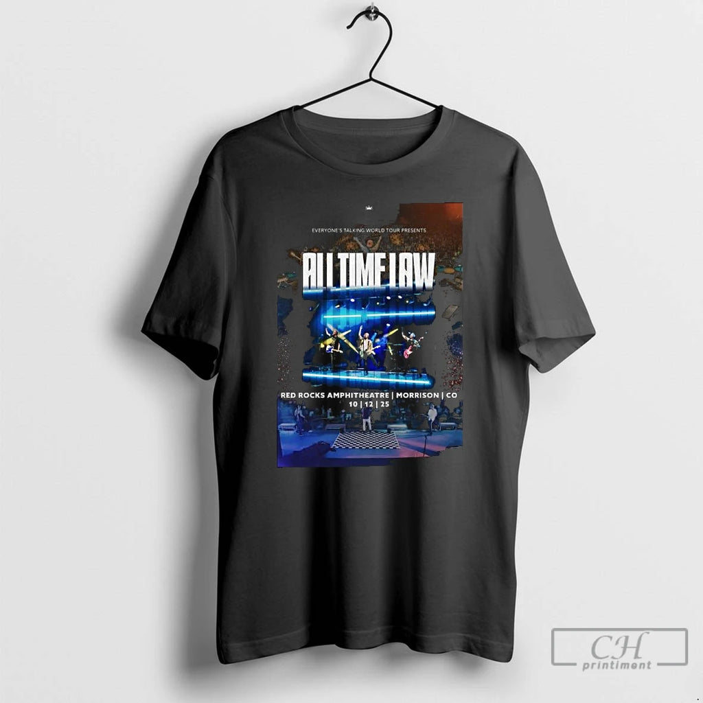 Classic All Time Low Red Rocks Amphitheatre Show On October 12 2025 Long Sleve