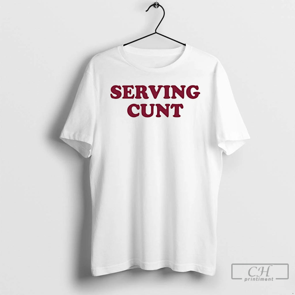 Classic Amanda Tietz Wearing Serving Cunt T Shirts
