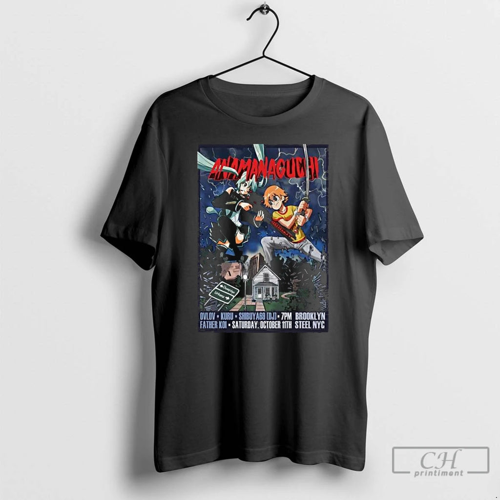 Classic Anamanaguchi October 11 2025 Brooklyn New York Long Sleve T Shirts