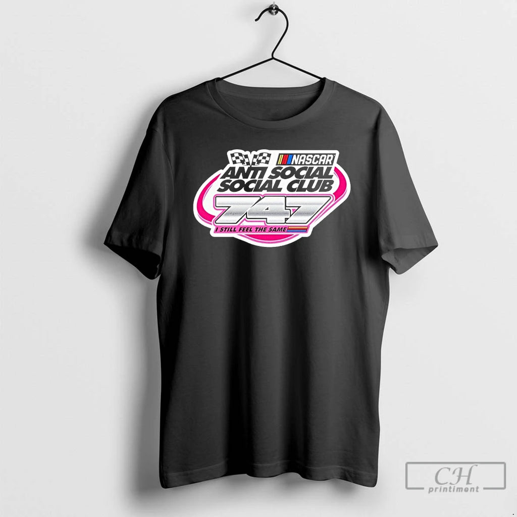 Classic Anti Social Social Club Nascar 747 T Shirts