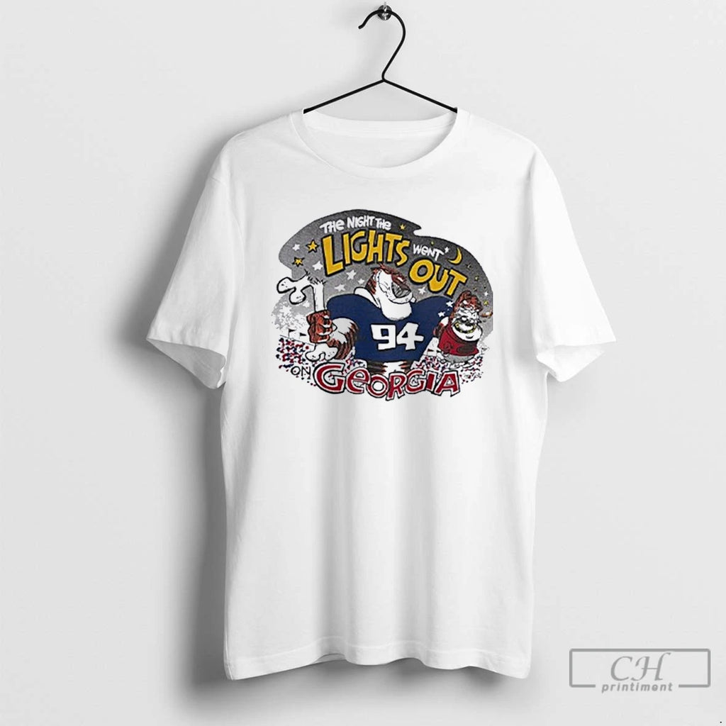 Classic Auburn Tigers The Night The Lights Went Out Georgia T Shirts