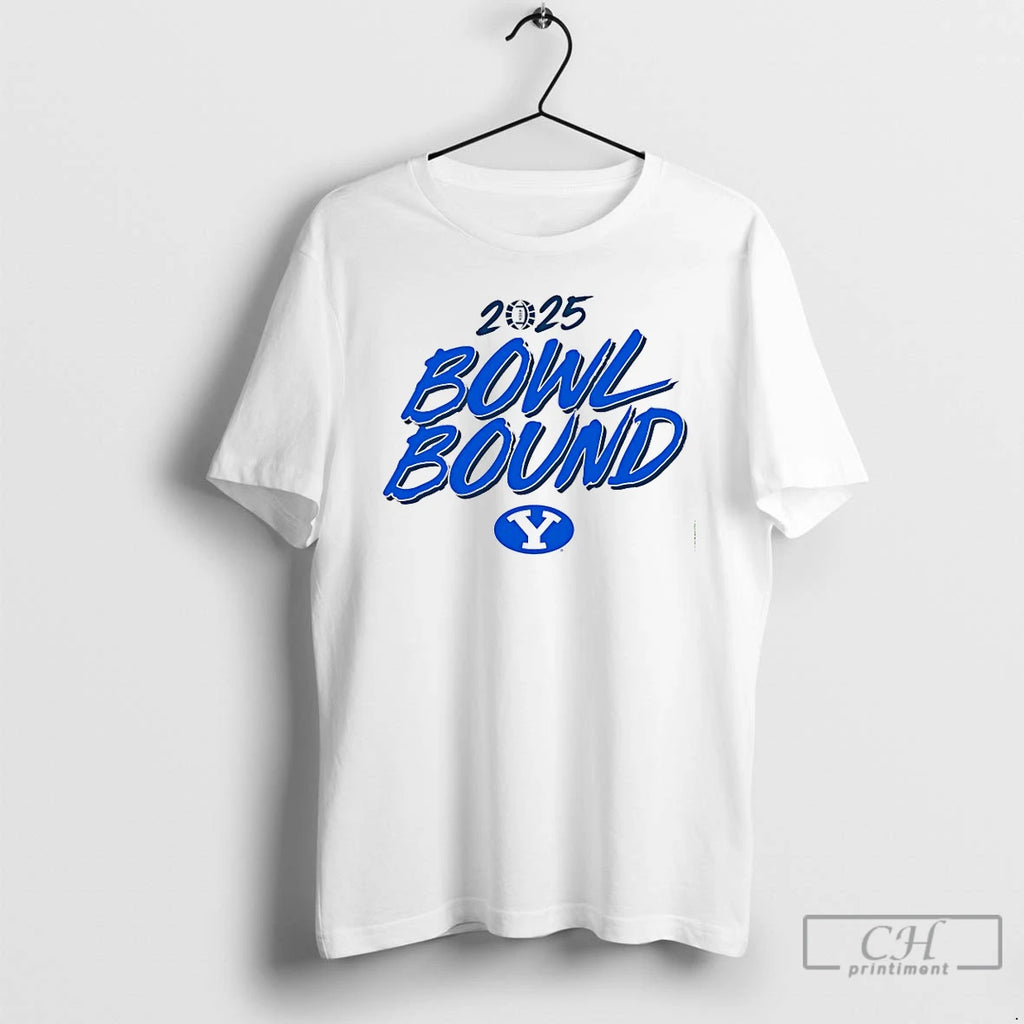 Classic Byu Cougars 2025 Bowl Bound Logo T Shirts