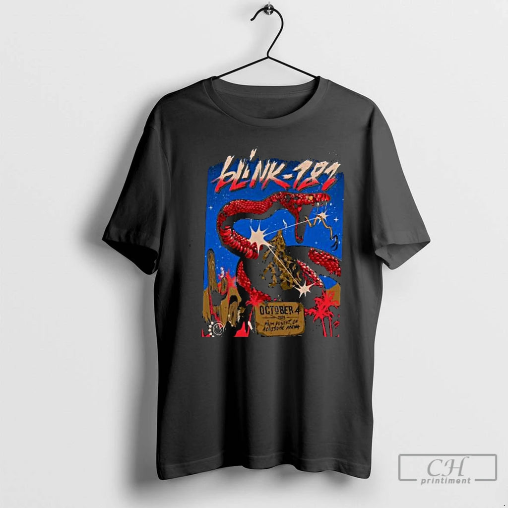 Classic Blink 182 Palm Desert Tour On Oct 4 2025 T Shirts