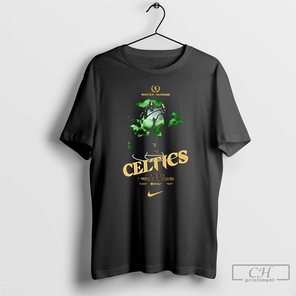 Classic Boston Celtics Courtside Basketball Nba T Shirts
