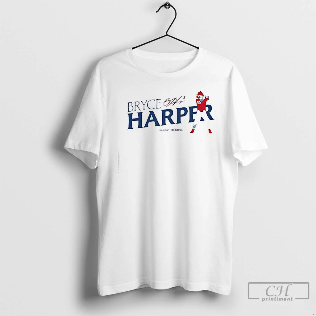 Classic Bryce Harper Philadelphia Phillies Mlb Signature T Shirts