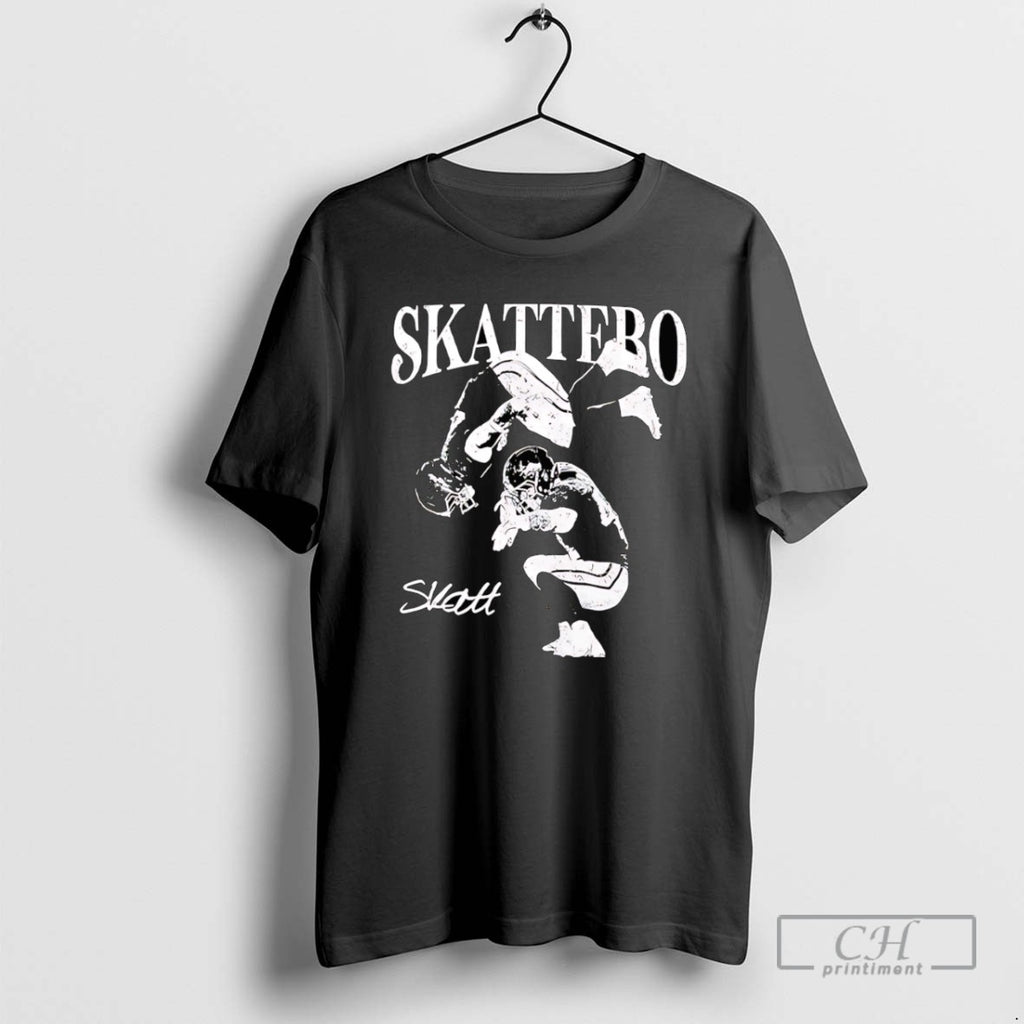 Classic Cam Skattebo 3 Td Backflip Celebration New York Giants T Shirts