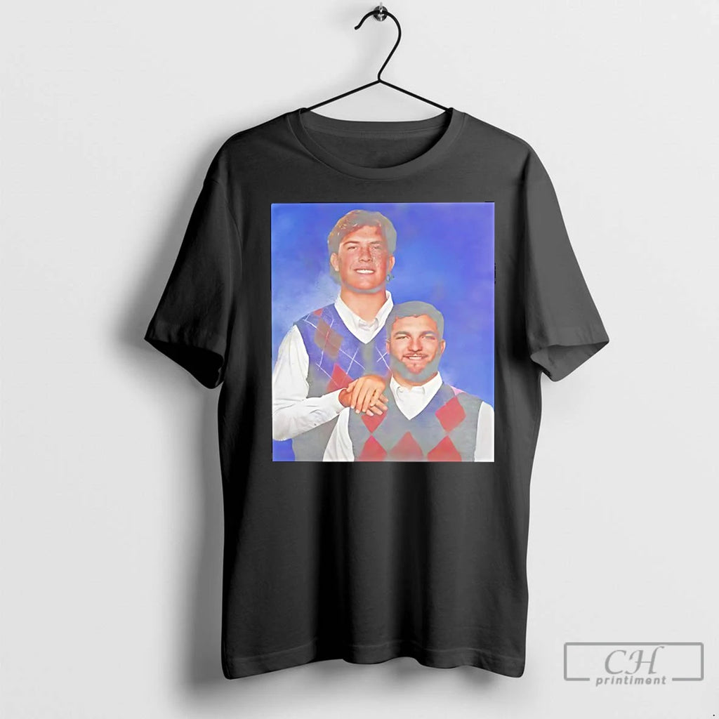 Classic Coach Dan Campbell And Quarterback Jared Goff Step Brothers