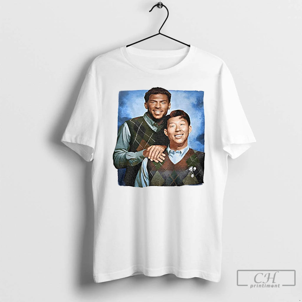 Classic Denis Bouanga And Son Heung Min Los Angeles Fc Football Step Brothers T Shirts