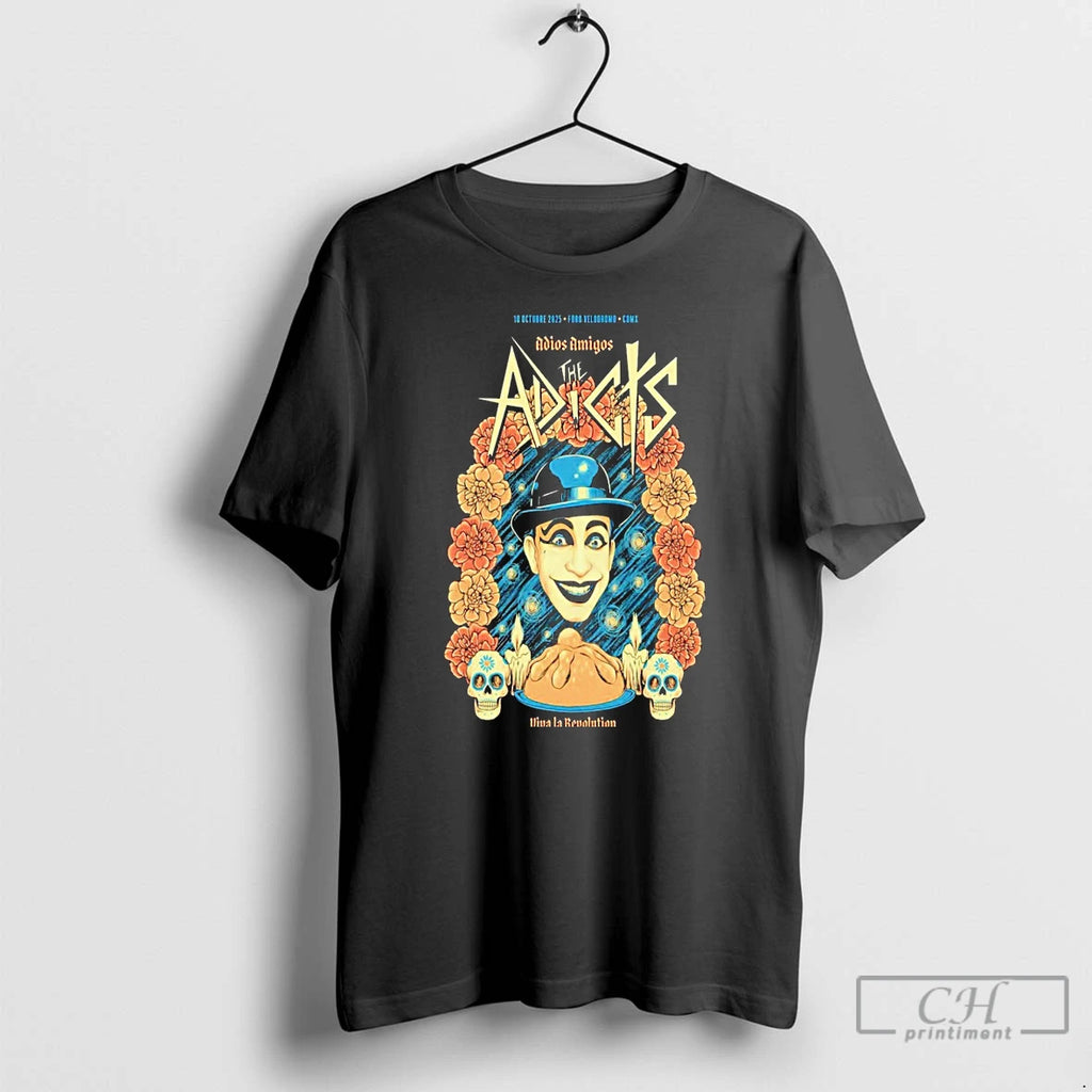 Classic Design The Adicts Oct 10 2025 Carpa Velodromo Ciudad De Mexico T Shirts