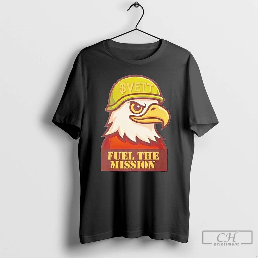 Classic Eagle Vett Fuel The Mission Long Sleve T Shirts