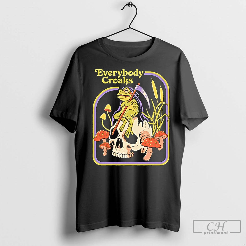 Classic Everybody Croaks Frog And Skull