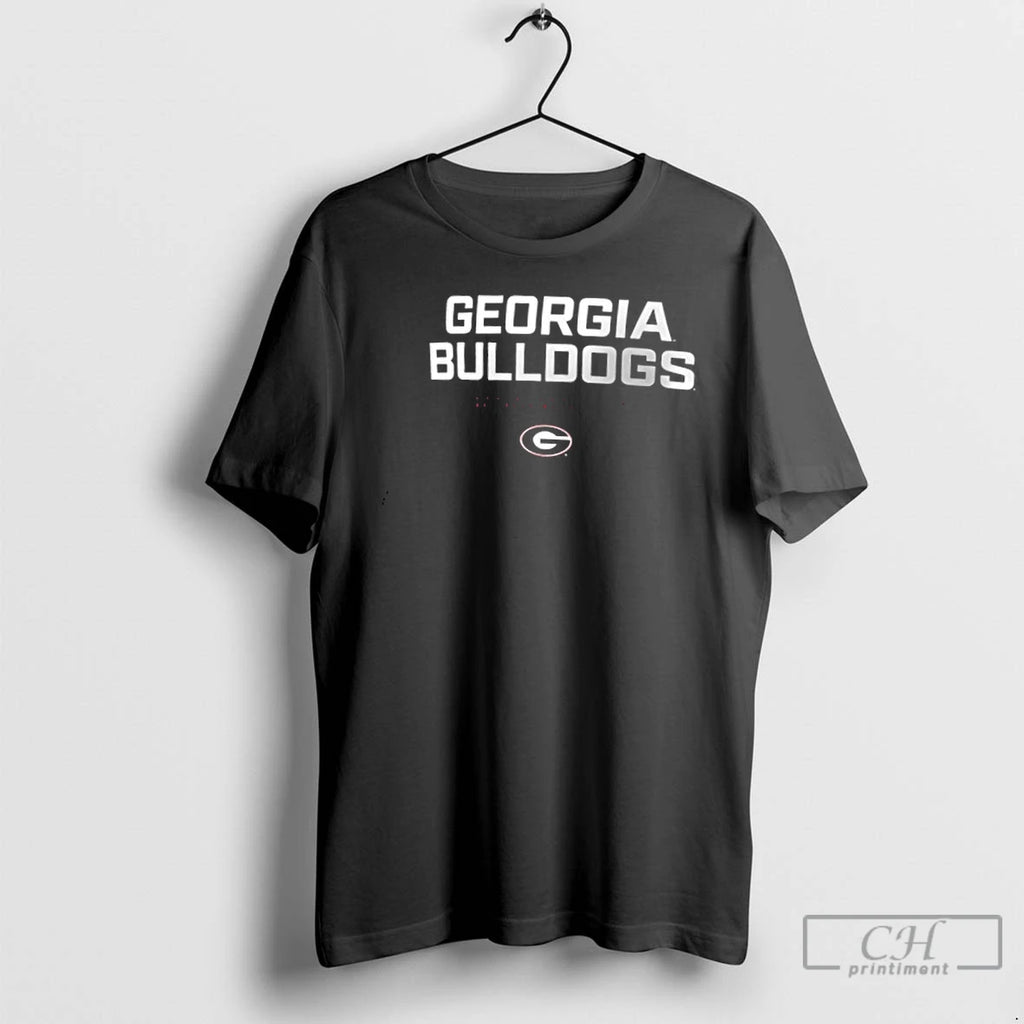 Classic Georgia Bulldogs 2025 Courtside Basketball Performance T Shirts
