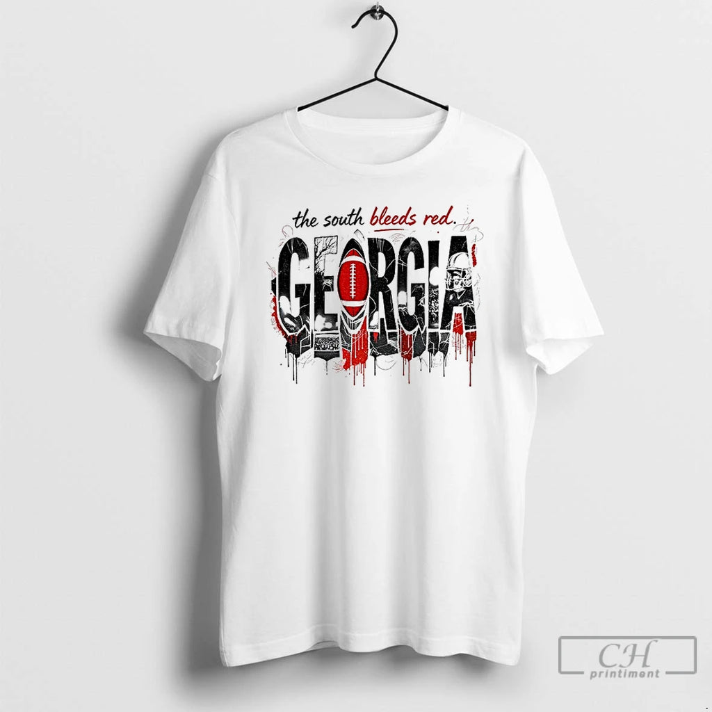 Classic Georgia Bulldogs Football The South Bleeds Red Lights