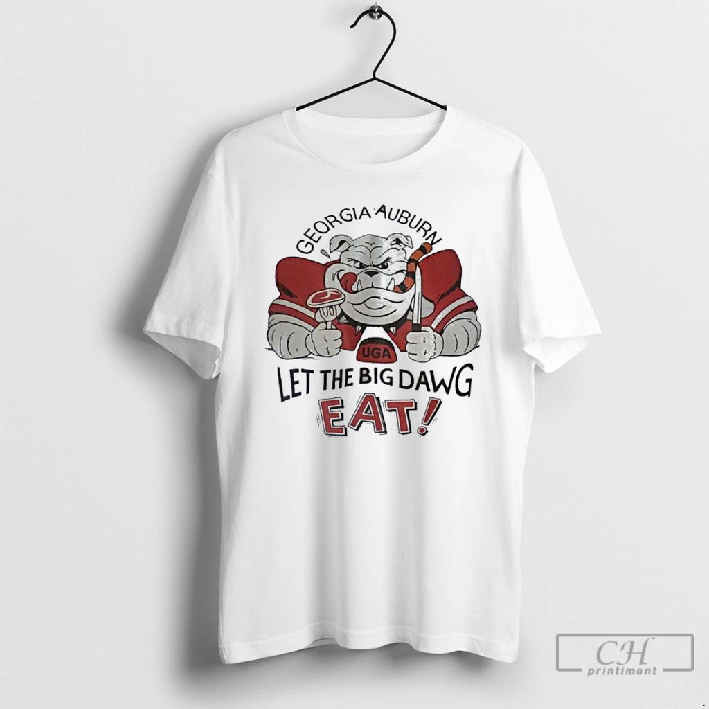 Classic Georgia Vs Auburn 2025 Let The Big Dawg Eat T Shirts