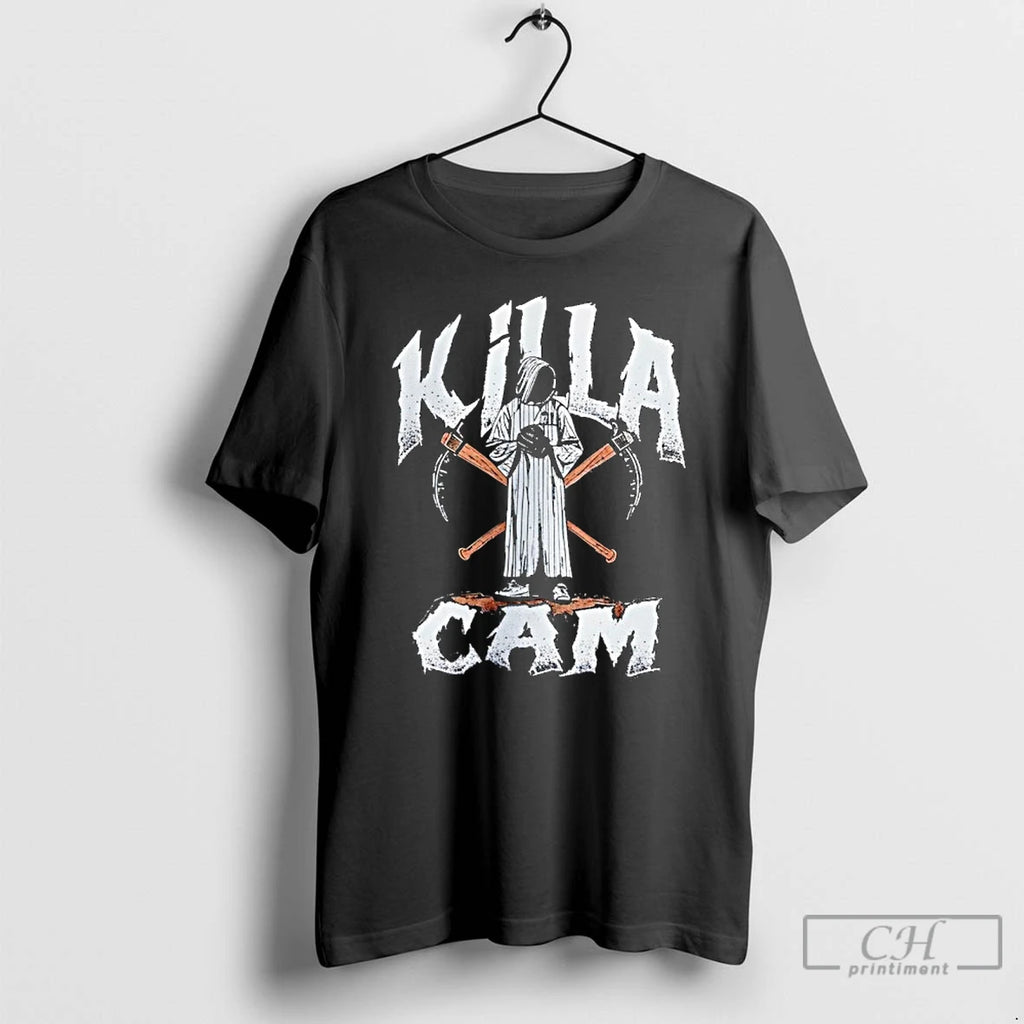 Classic Grim Reaper New York Baseball Killa Cam T Shirts