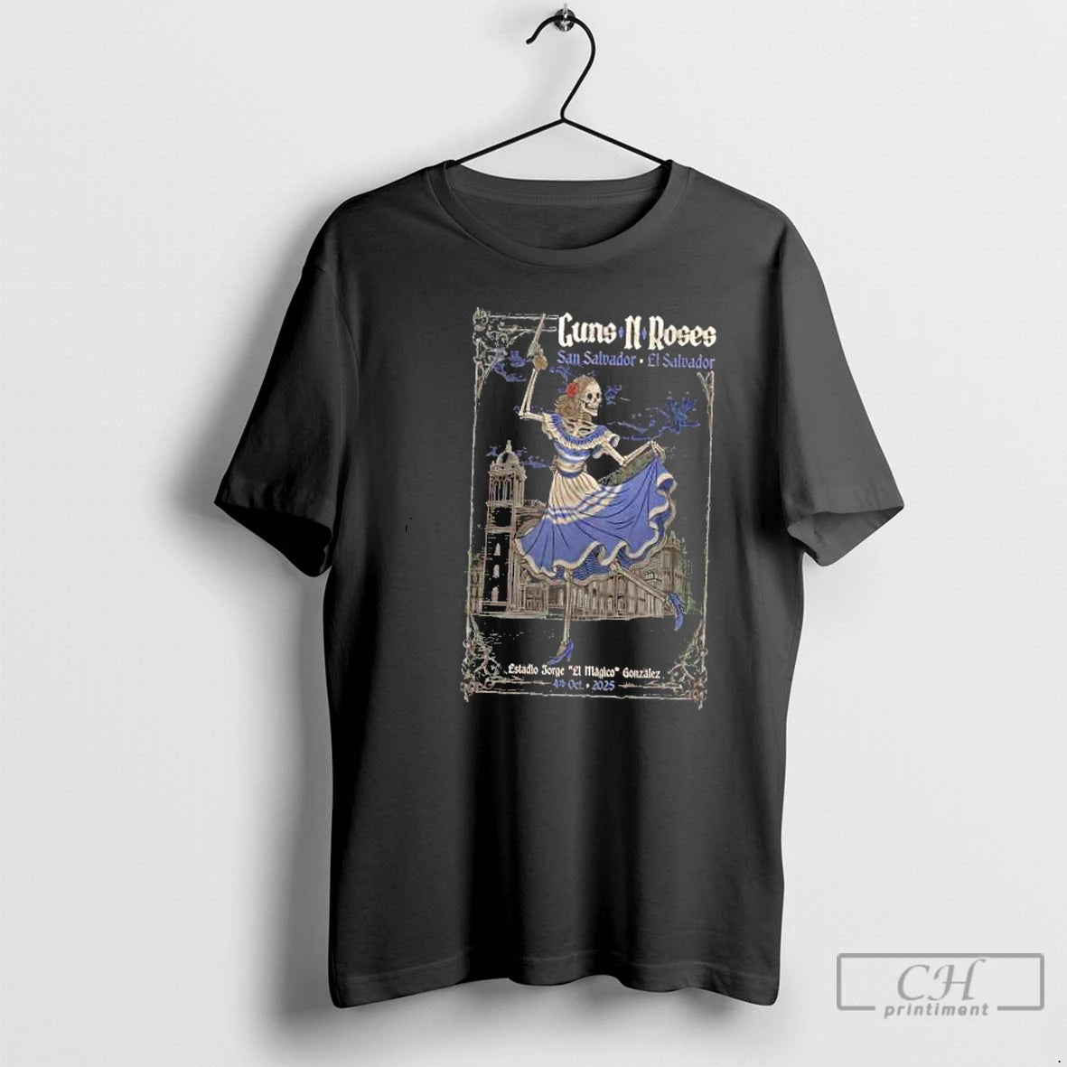 Classic Guns N Roses San Salvador Sv 10 4 2025 T Shirts